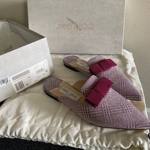 NEW. Jimmy Choo candy floss mules